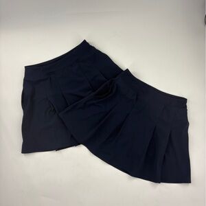 Lot 2 - Navy Pleated Skorts- school uniform